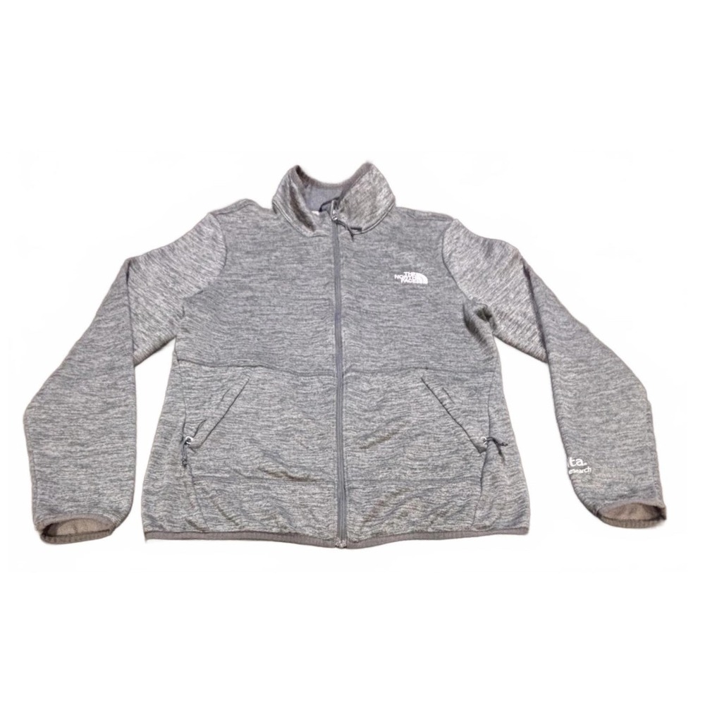 The North Face Womens Small Gray Full Zip Fleece Jacket DaVita Clinical Research